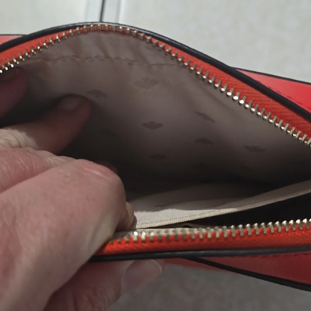 Kate Spade Orange Crossbody‎ Bag with Minimalist Design